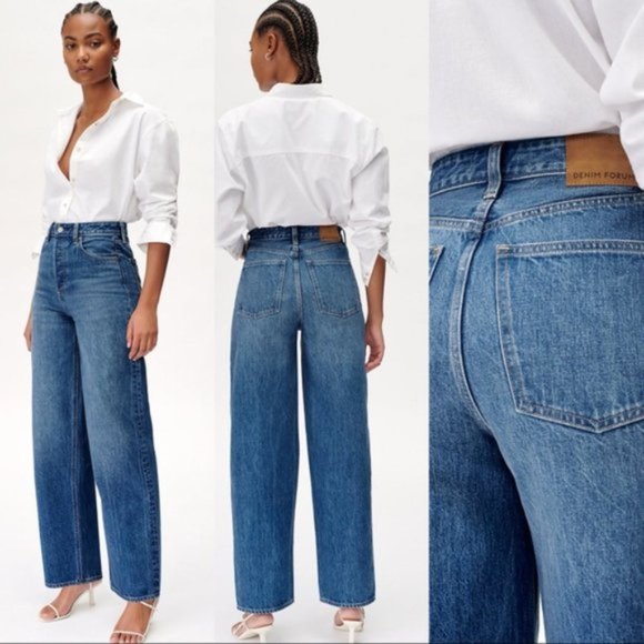 Aritzia Denim Forum The Mia High Rise Curve - Picture 1 of 3
